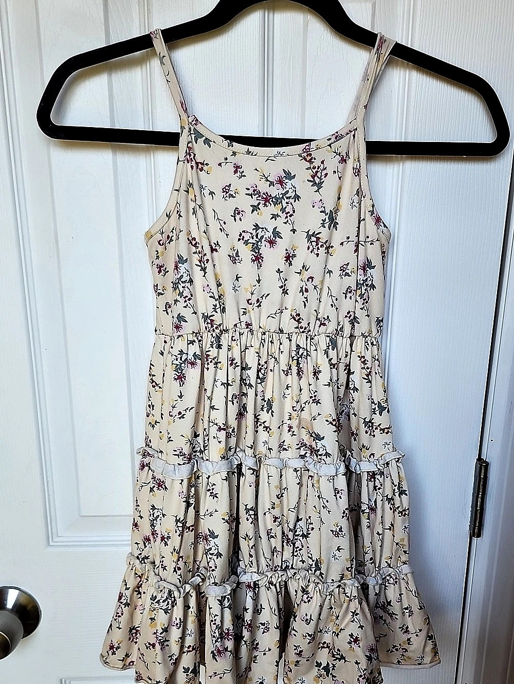 PatPat Floral Mini Dress in Cream & Pink